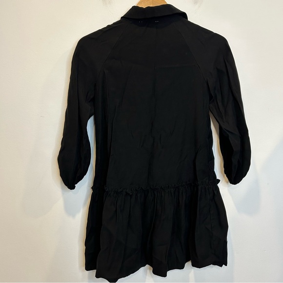Zara Girl’s Shirt Dress Black - Picture 6 of 8